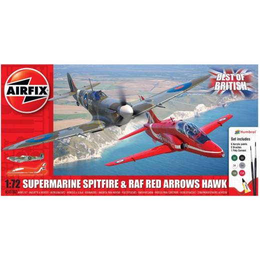 1:72 BEST OF BRITISH SPITFIRE AND HAWK STARTER SET