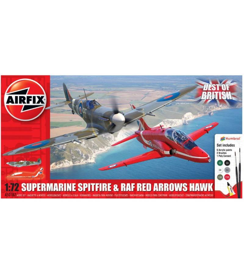 1:72 BEST OF BRITISH SPITFIRE AND HAWK STARTER SET