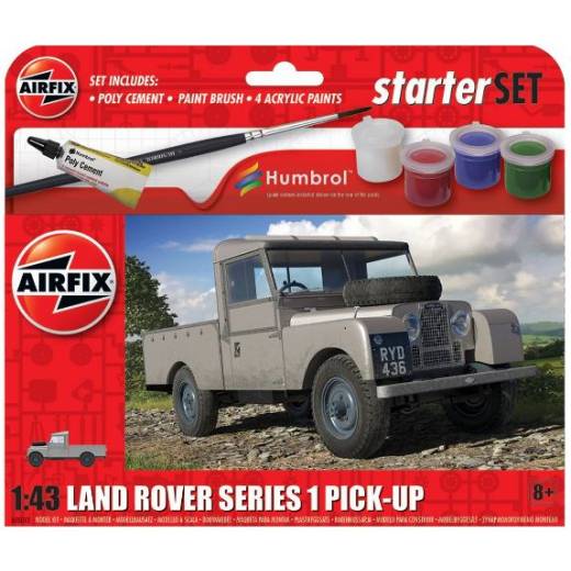 1:43 STARTER SET LAND ROVER SERIES 1 PICK-UP