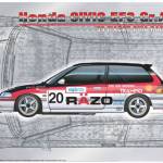 1:24 HONDA CIVIC EF3 Gr.A 1989