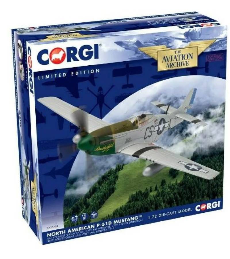 1:72 N AMERICAN P-51D MUSTANG Daddy’s Girl COR DIS