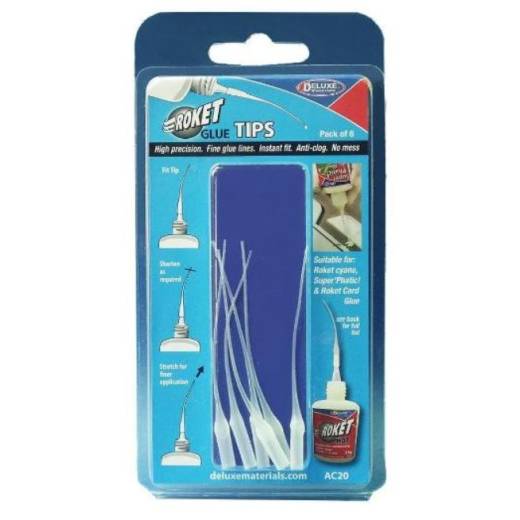 ROKET GLUE TIPS (Px6)
