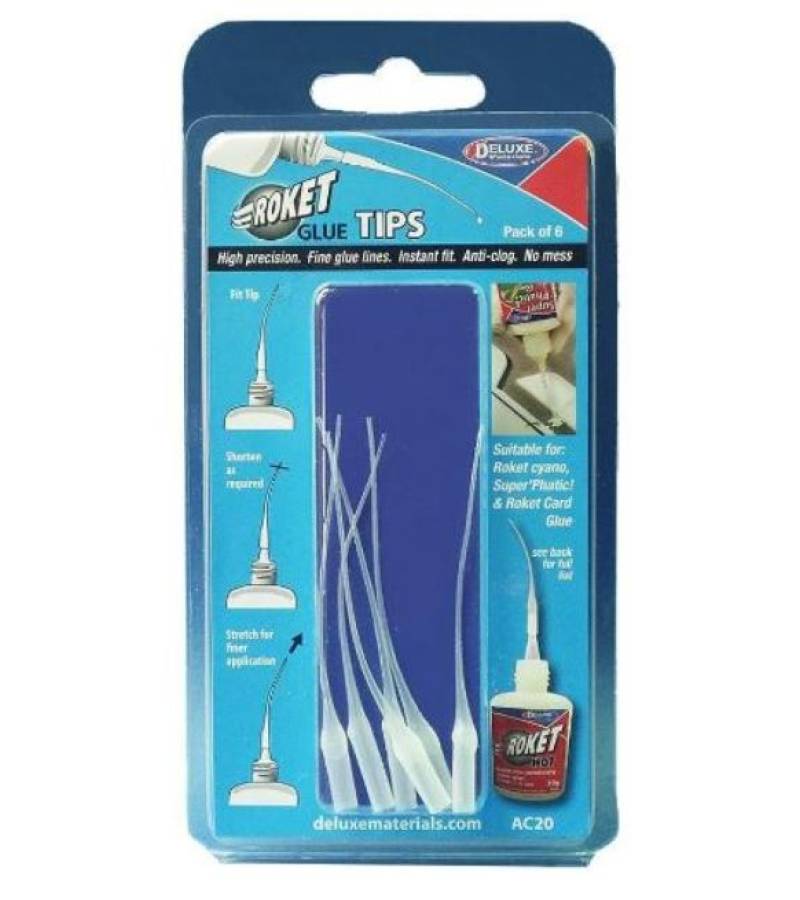 ROKET GLUE TIPS (Px6)
