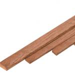 MAHOGANY STRIP 5x5mm X 1mt